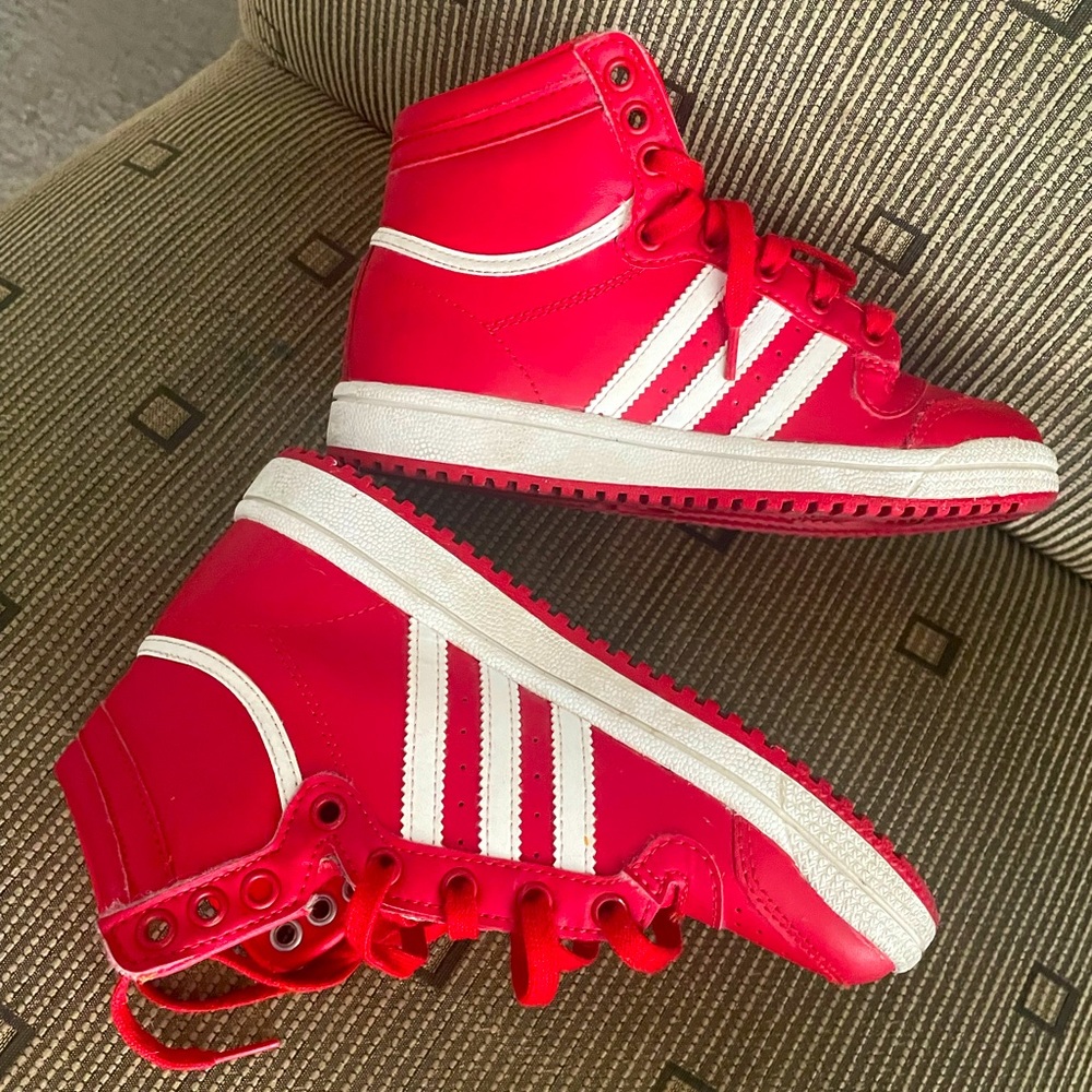 Red Adidas HighTops Y1